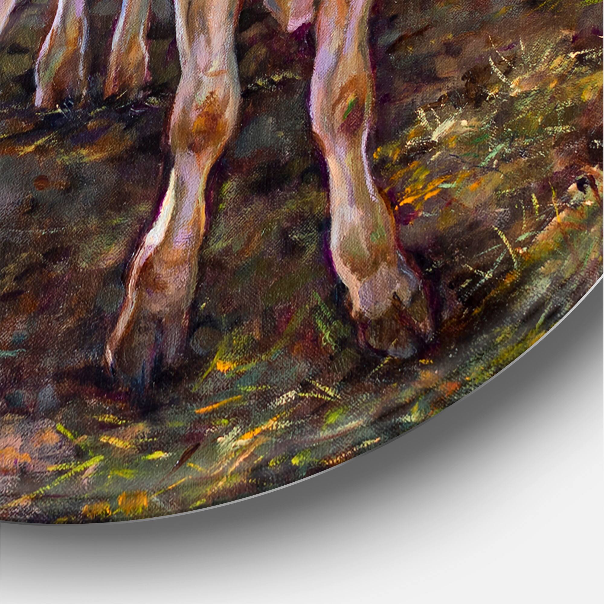 Designart - Two Cows In The Stable